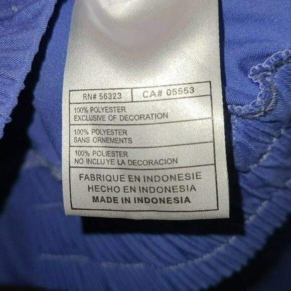 Nike Soft Blue Windbreaker Girls Large Full Zip Athletic Sports Jacket Pockets - Picture 6 of 7